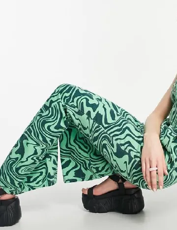 Salopeta ASOS, verde Verde