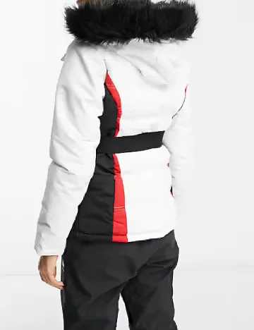 Geaca Threadbare, alb Alb
