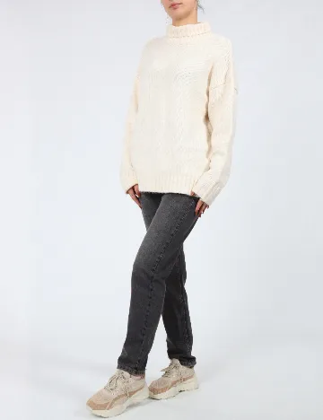 Pulover ASOS, crem Crem