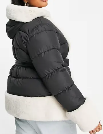 Geaca ASOS Curve, negru Negru