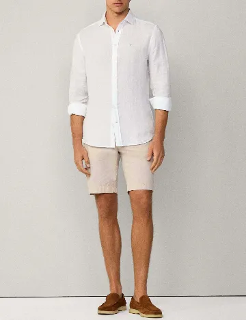 Camasa HACKETT, alb Alb
