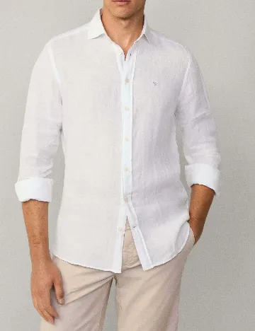 Camasa HACKETT, alb Alb