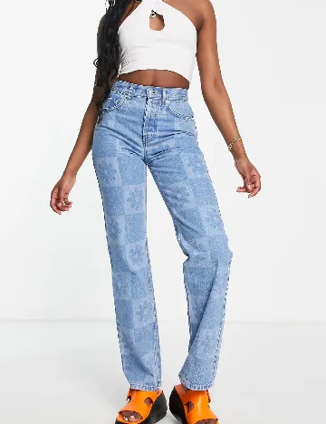 Blugi ASOS, albastru Albastru