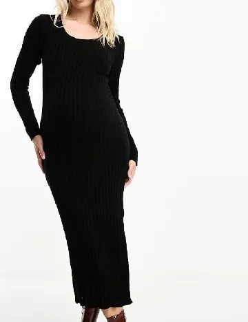 Rochie lunga Asos Maternity, negru Negru