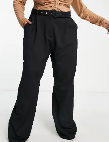 Pantaloni ASOS Curve, negru Negru