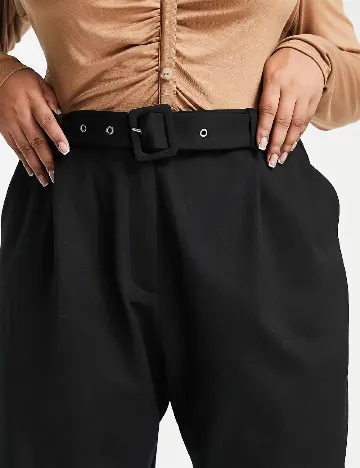 Pantaloni ASOS Curve, negru Negru