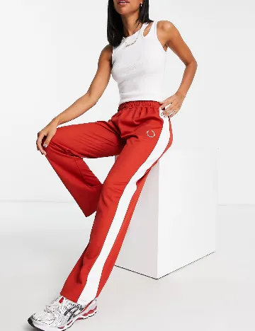 Pantaloni Top Shop, rosu Rosu