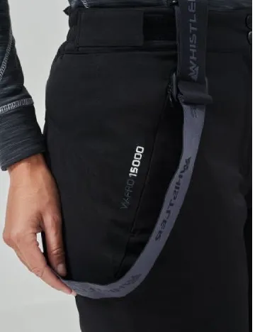 Salopeta de ski Whistler, negru Negru