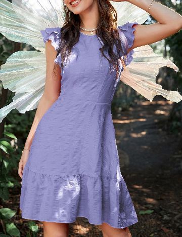 Rochie scurta SHEIN, lila