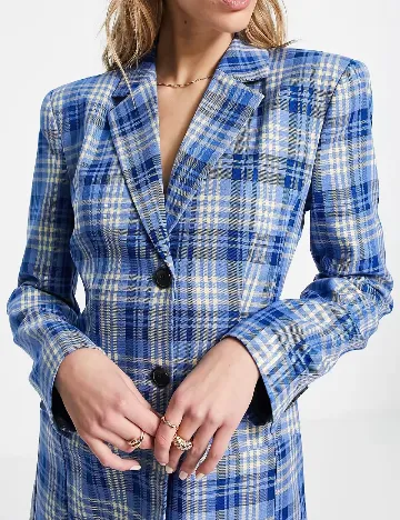 Sacou ASOS, albastru Albastru