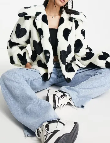 Jacheta Miss Selfridge, ecru Alb