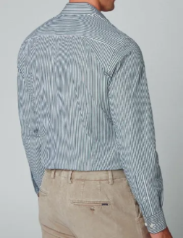 Camasa HACKETT, alb/verde Verde