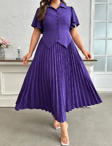 Rochie lunga SHEIN CURVE, mov Mov