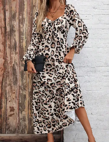 Rochie lunga SHEIN, animal print Animal print