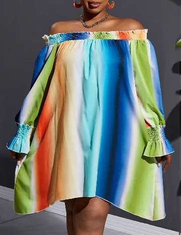 Rochie scurta SHEIN CURVE, mix culori Mix culori