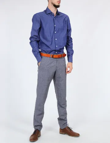 Camasa HACKETT, bleumarin Albastru