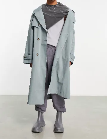 Trench ASOS, verde Verde