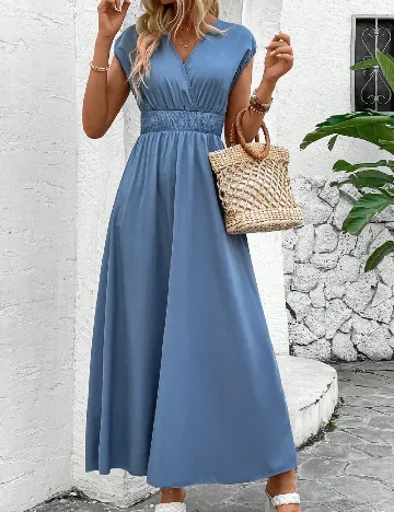 Rochie lunga SHEIN, albastru Albastru