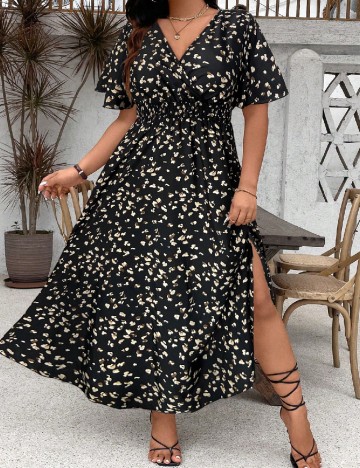 Rochie lunga SHEIN CURVE, negru