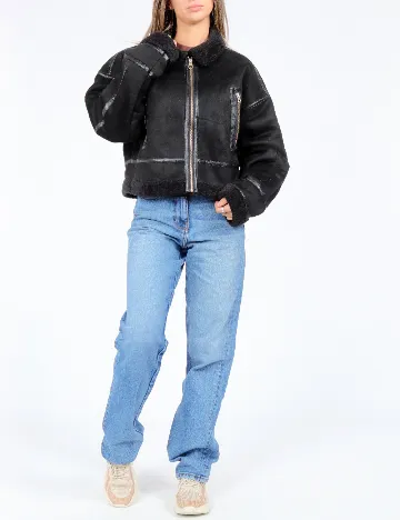 Jacheta Zara, negru Negru