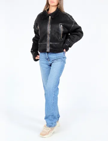 Jacheta Zara, negru Negru