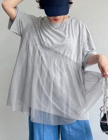 Tricou Friful, gri Gri
