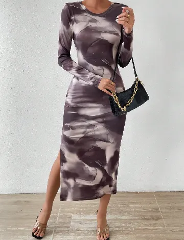 Rochie lunga SHEIN, maro Maro