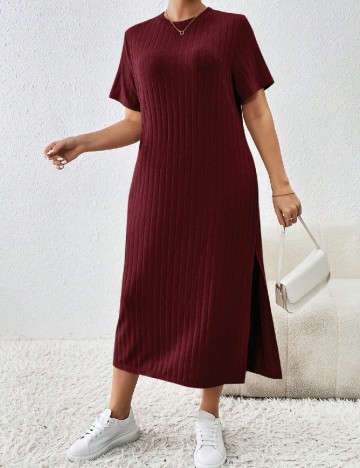 Rochie lunga SHEIN CURVE, rosu