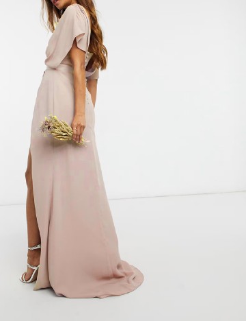 Rochie lunga ASOS, roz