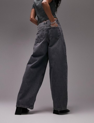 Blugi Top Shop, gri