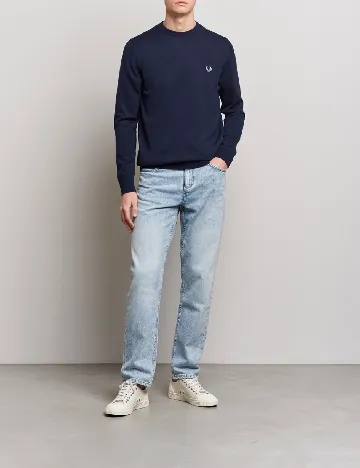 Bluza Fred Perry, bleumarin Albastru