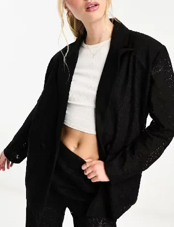 Sacou the frolic, negru Negru