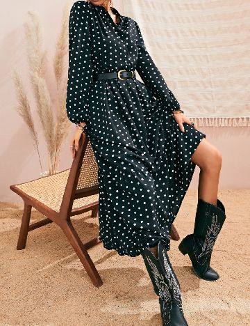 Rochie medie SHEIN, negru