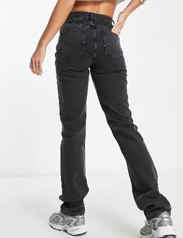 Blugi ASOS, gri Negru