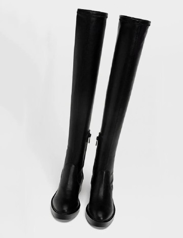 Cizme Stradivarius, negru