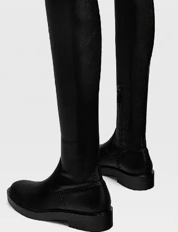 Cizme Stradivarius, negru Negru