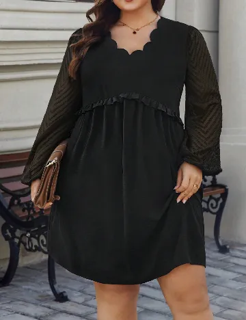 Rochie scurta SHEIN CURVE, negru Negru
