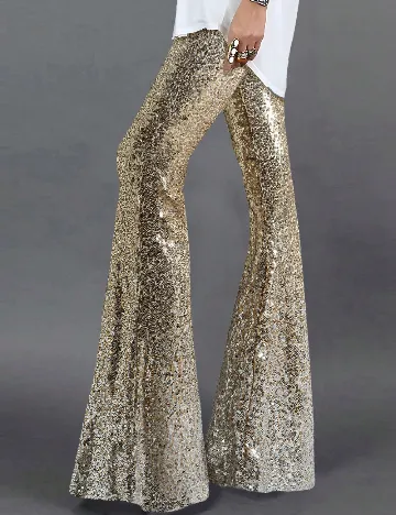 Pantaloni SHEIN, auriu Galben