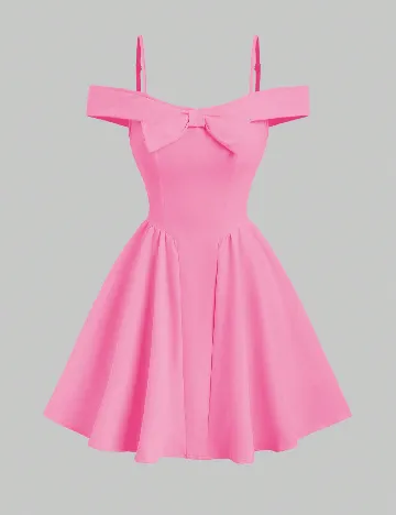 Rochie scurta SHEIN, roz Roz
