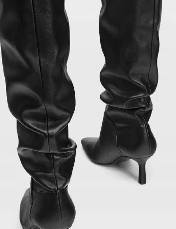 Cizme Stradivarius, negru Negru
