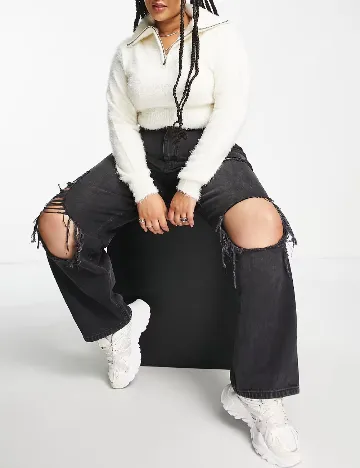 Pulover ASOS Curve, crem Crem