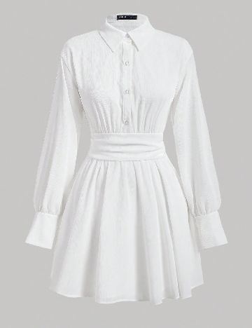 Rochie scurta SHEIN, alb