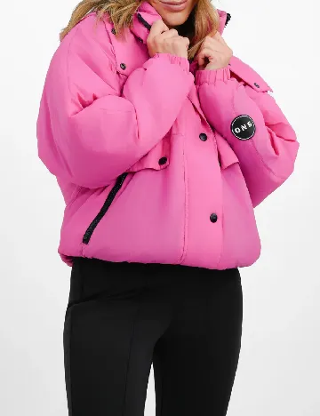 Geaca Top Shop, roz Roz