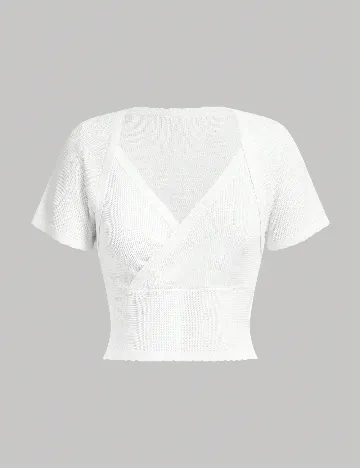 Tricou SHEIN, alb Alb