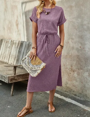 Rochie medie Emery Rose, mov Mov