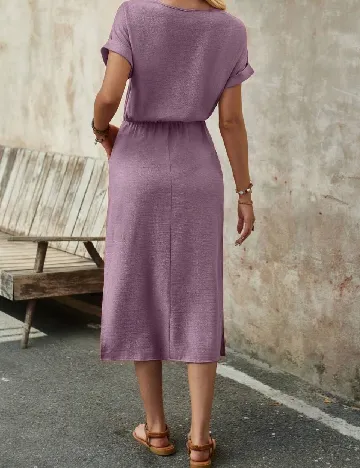 Rochie medie Emery Rose, mov Mov