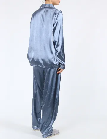 Pijama SHEIN, albastru Albastru