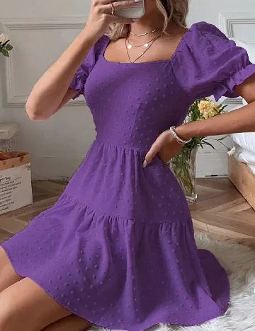 Rochie scurta SHEIN, mov Mov