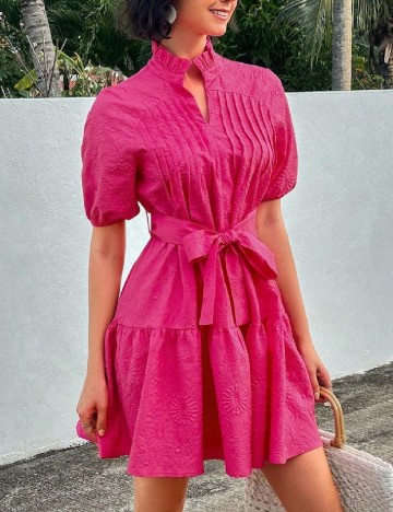 Rochie scurta SHEIN, roz