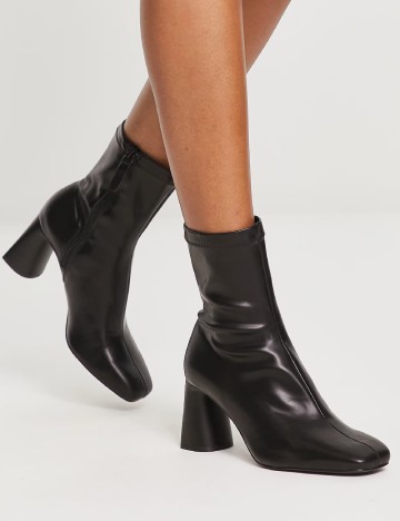 Botine Stradivarius, negru